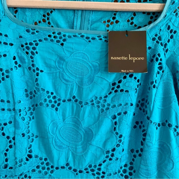 Nanette Lapore NWT Precious Time Dress in Blue Tide - Picture 3 of 15